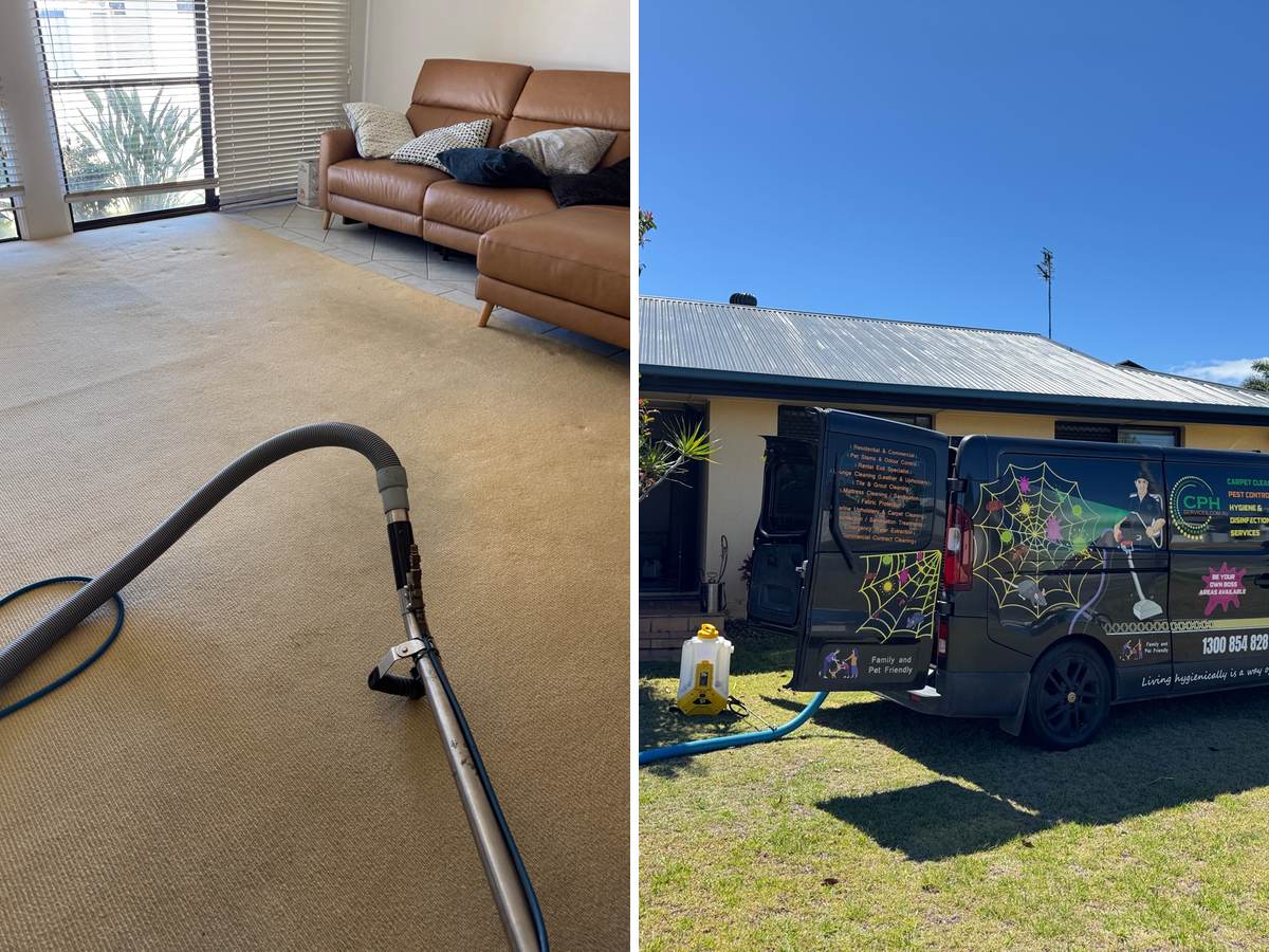 carpet cleaning and pest control at a Burleigh Waters home, CPH Services Gold Coast