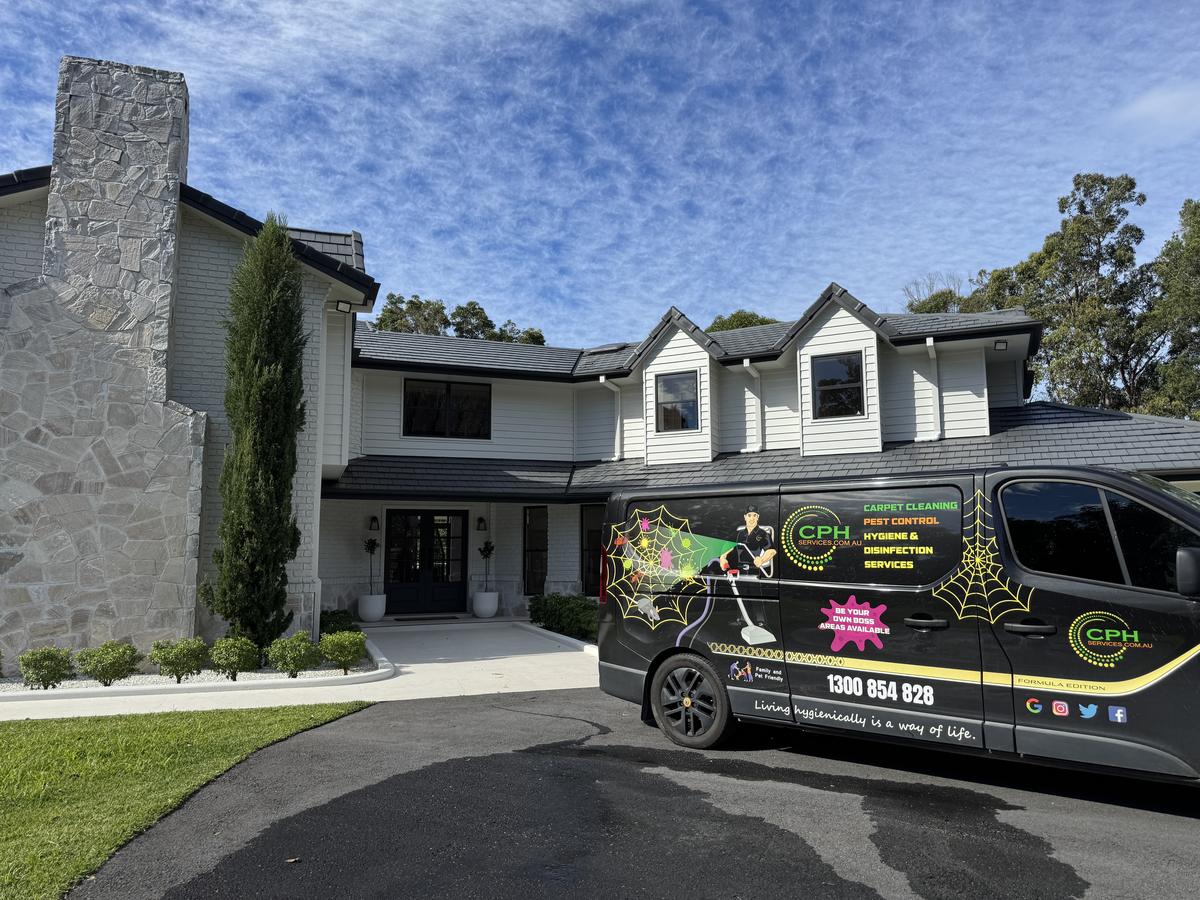 carpet cleaning Gold Coast two storey home CPH Services Gold Coast van